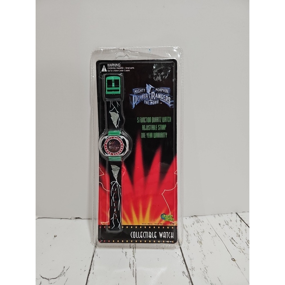 Vintage 1995 Mighty Morphin Power Ranger The Movie Digital Watch Gordy Time 779